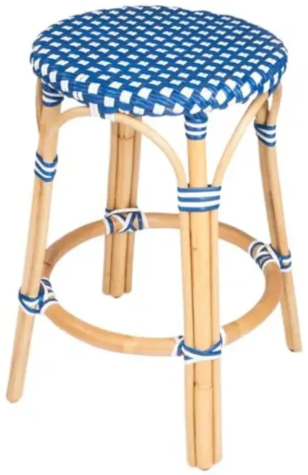 Kye 24" Rattan Round Counter Stool