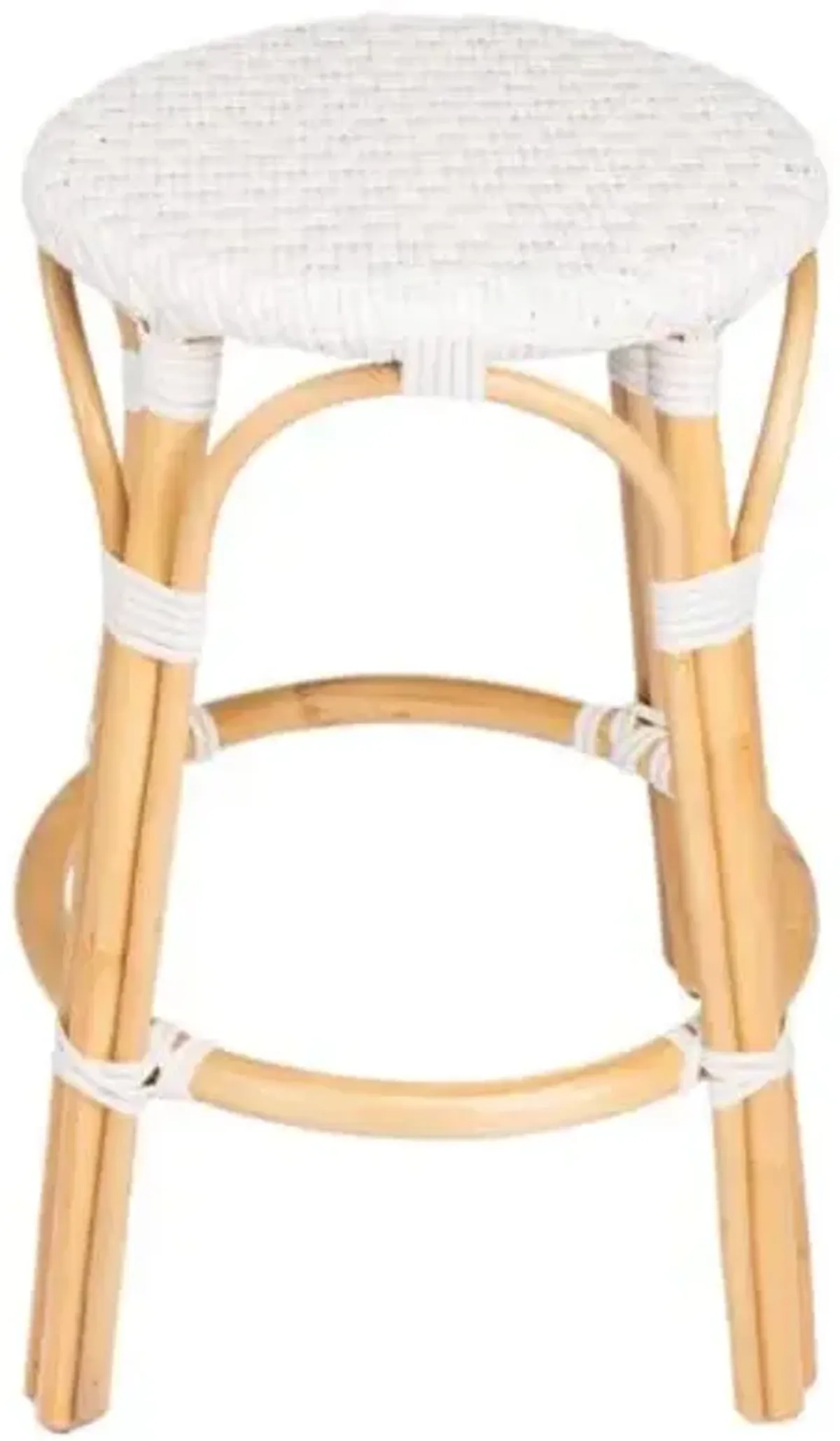 Kye 24" Rattan Round Counter Stool