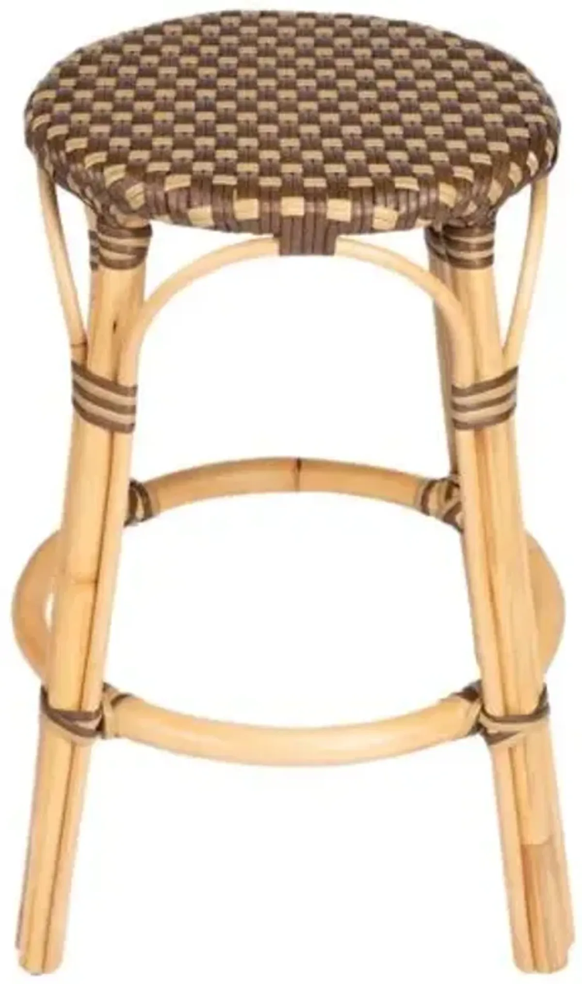 Kye 24" Rattan Round Counter Stool