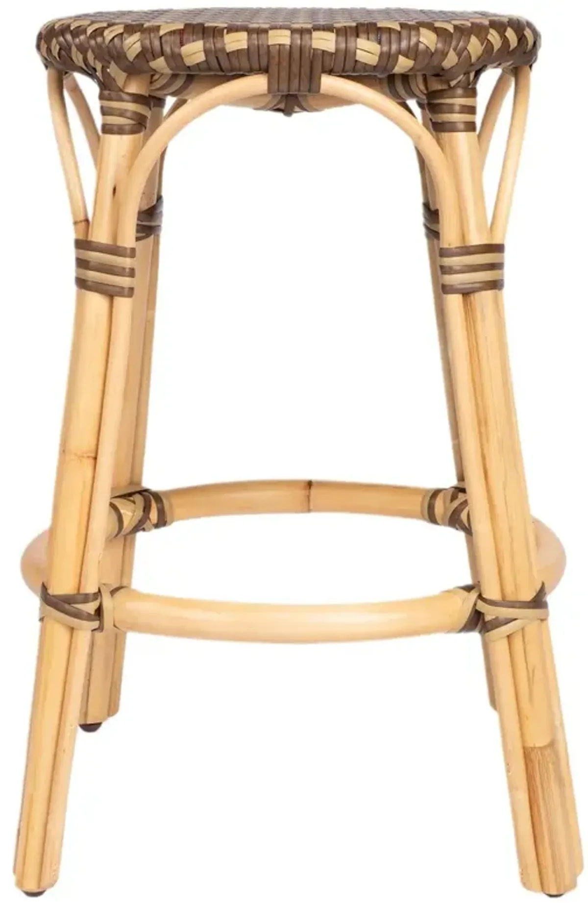 Kye 24" Rattan Round Counter Stool