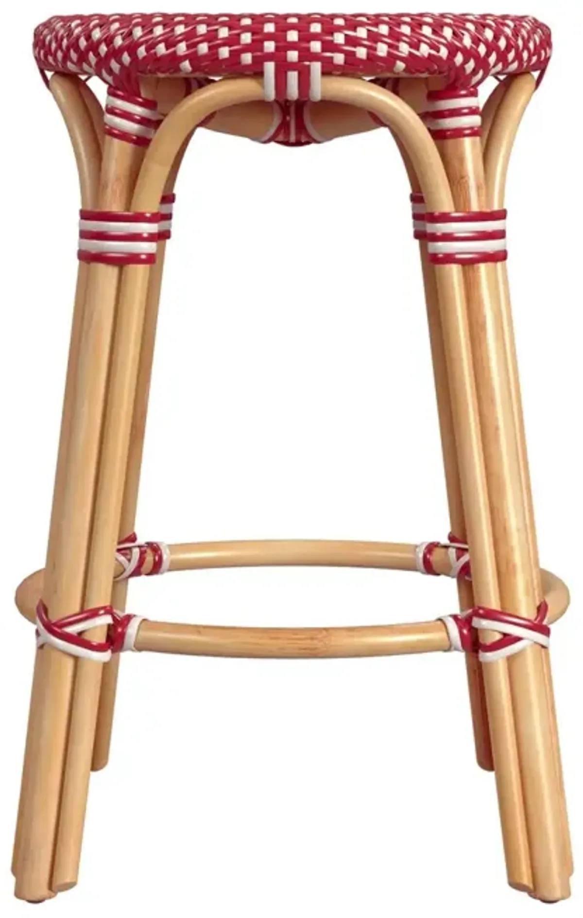 Kye 24" Rattan Round Counter Stool