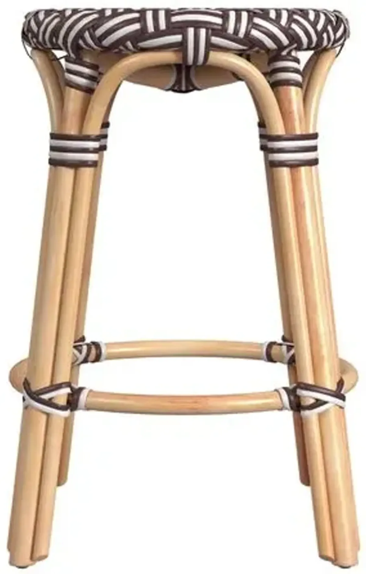 Kye 24" Rattan Round Counter Stool