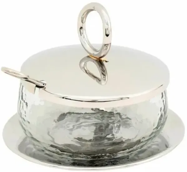Sphere Honey Jar - Silver
