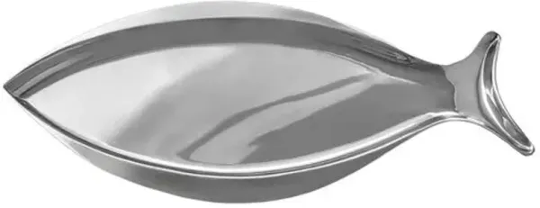 Stainless Steel Fish Platter - Silver