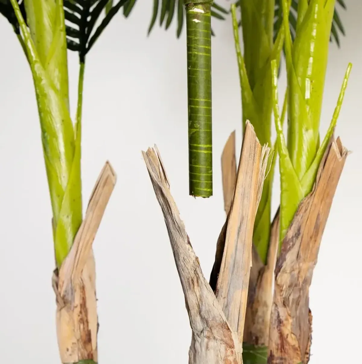 9.5ft Faux Five Stalk Areca Palm Tree
