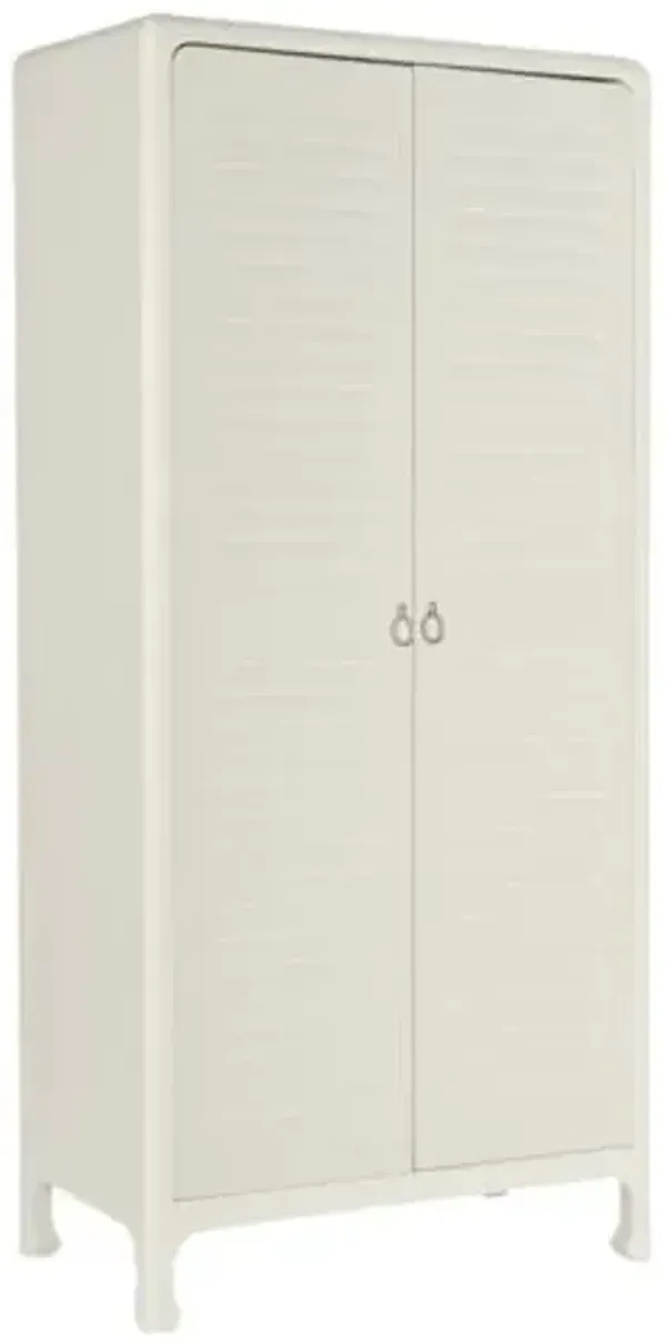 Serenity Cape May Wardrobe - Shell - Hooker Furniture - White