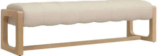 Banyon Bay Leather Bench