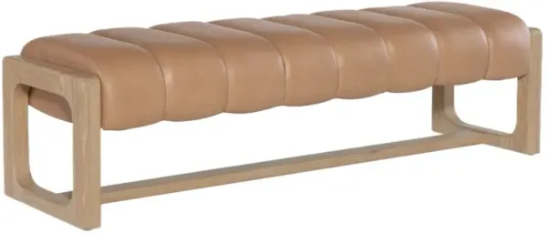 Banyon Bay Leather Bench