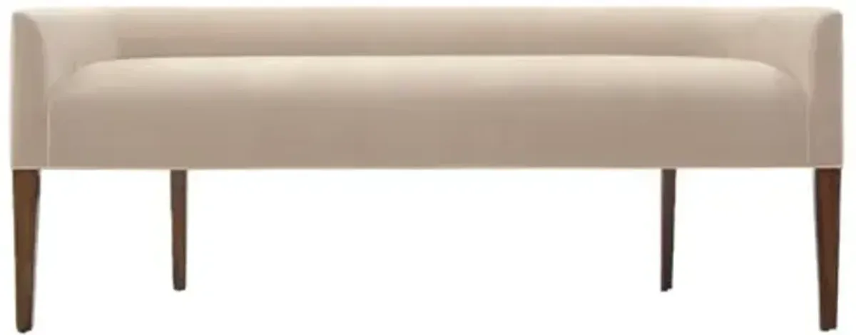 Archives Linen Bed Bench - Beige - Hooker Furniture