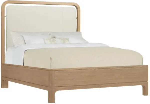 Banyon Bay Leather Upholstered Panel Bed