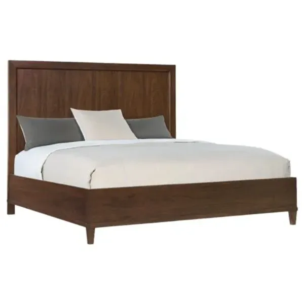 Archives Panel Bed - Walnut - Hooker Furniture - Brown