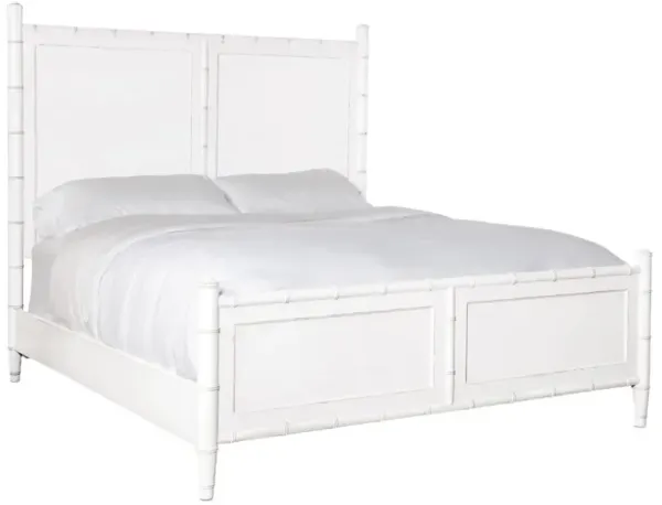 Charleston Panel Bed, White Heron