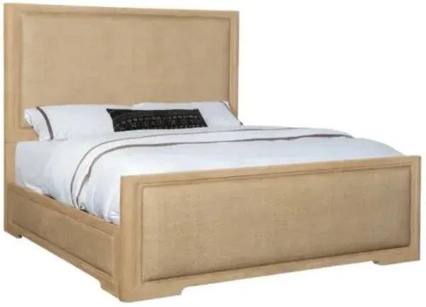 Retreat Cane Panel Bed - Dune - Hooker Furniture - Beige