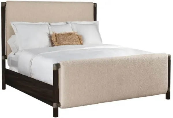 Retreat Neo Cream Boucle Upholstered Panel Bed