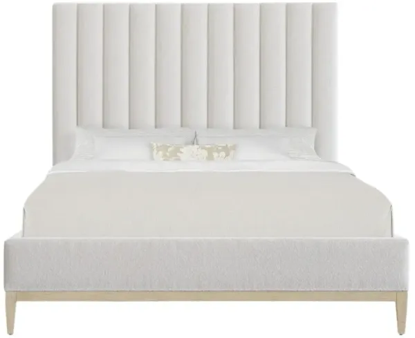 Cascade Upholstered Wolf Pearl Bed, Terrain