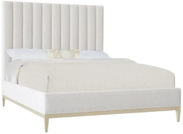 Cascade Upholstered Wolf Pearl Bed, Terrain