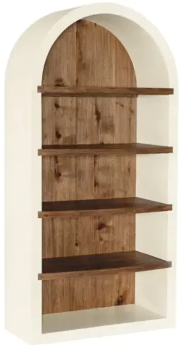 Big Sky Tahoe Etagere - Cream - Hooker Furniture - White