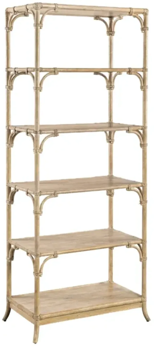 Retreat Pole Rattan Bookcase