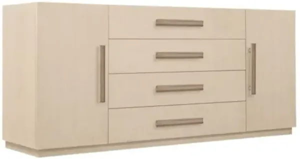 Westwood 2-Door 4-Drawer Buffet - Polished Limestone - Hooker Furniture - Beige