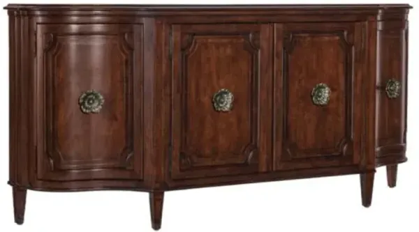 Charleston 4-Door Buffet - Maraschino Cherry - Hooker Furniture - Brown