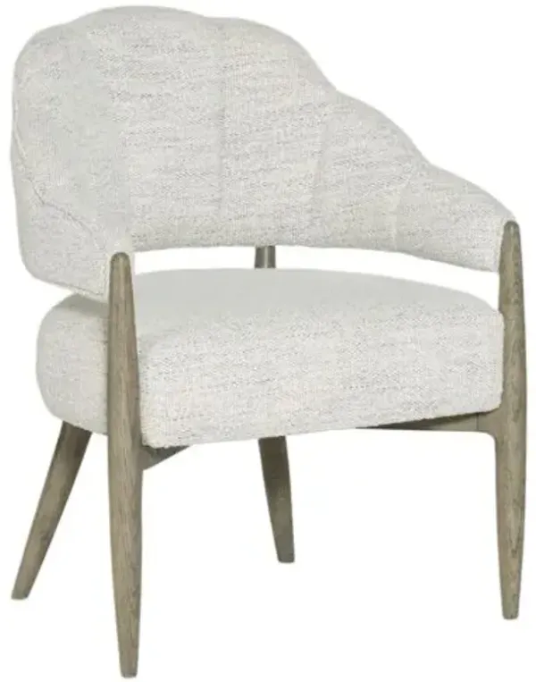 Linville Falls Bynum Bluff Upholstered Linen Accent Chair - Mink - Hooker Furniture - Gray, Comfortable, Durable