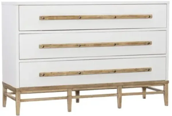 Urban Elevation 3-Drawer Bachelors Chest - Cream/Light Maple - Hooker Furniture - White