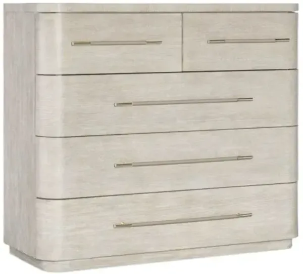 Modern Mood 5-Drawer Bachelors Chest - Hooker Furniture - Beige
