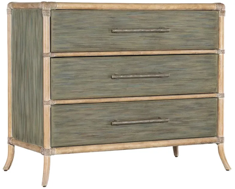 Retreat Pole Rattan 3-Drawer Chest