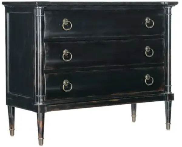 Charleston 3-Drawer Chest - Black Cherry - Hooker Furniture