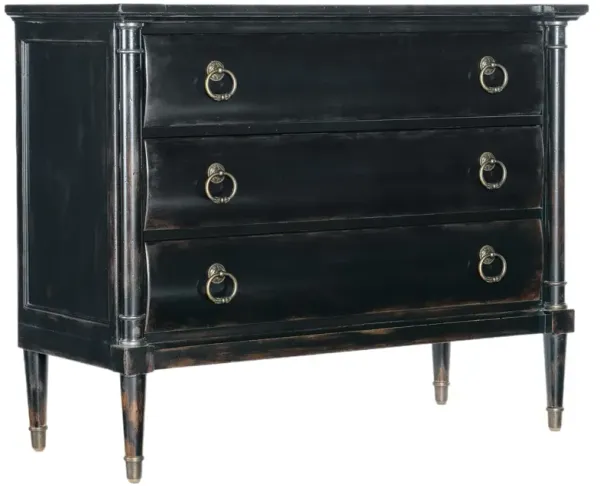 Charleston 3-Drawer Chest - Black Cherry - Hooker Furniture