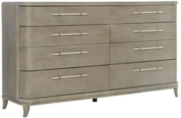 Affinity 8-Drawer Dresser - Gray - Hooker Furniture