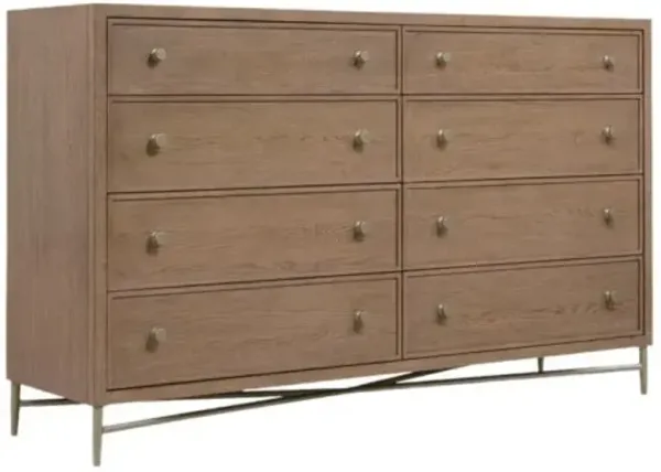 Sonnet 8-Drawer Dresser - Wren - Hooker Furniture - Brown