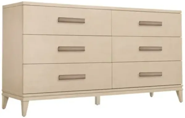 Westwood 6-Drawer Dresser - Polished Limestone - Hooker Furniture - Beige