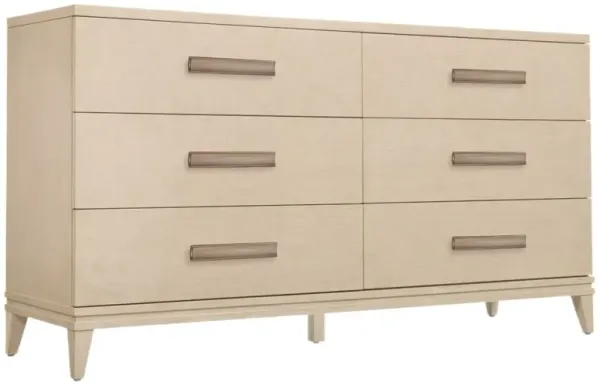 Westwood 6-Drawer Dresser, Polished Limestone