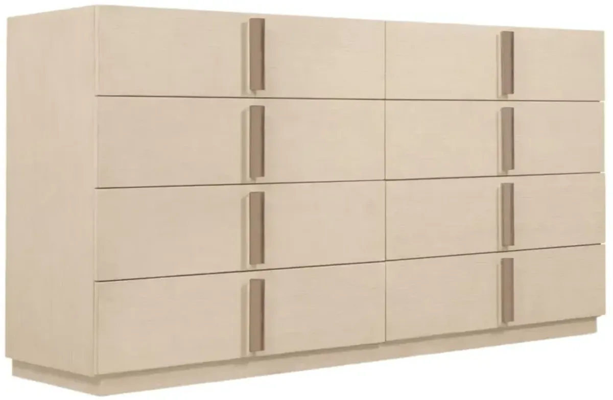 Westwood 8-Drawer Dresser, Polished Limestone