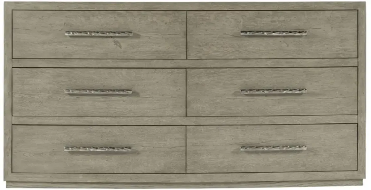 Linville Falls Chimney Gap 6-Drawer Dresser, Mink