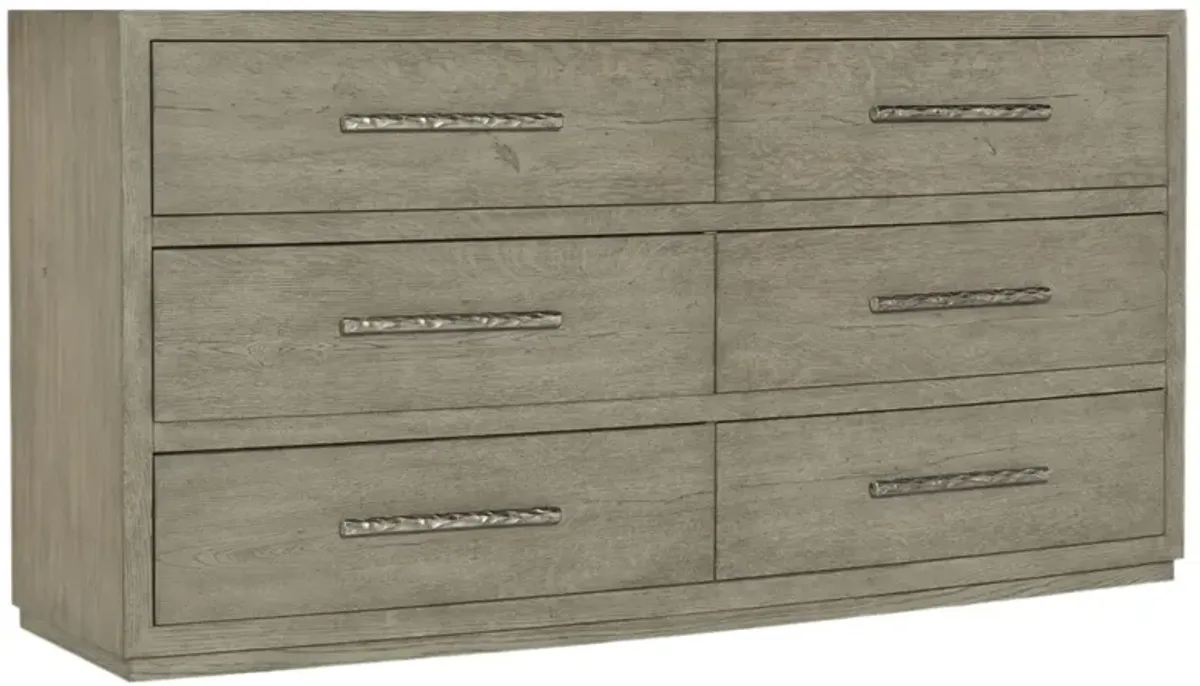 Linville Falls Chimney Gap 6-Drawer Dresser, Mink