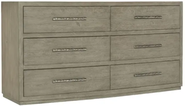 Linville Falls Chimney Gap 6-Drawer Dresser, Mink