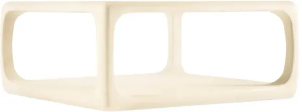 Westwood Square Cocktail Table, Textured Alabaster