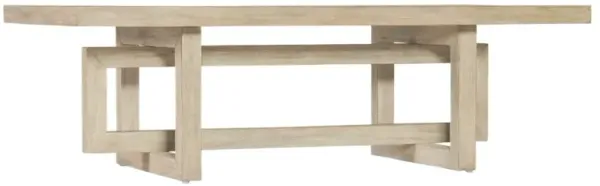 Commerce & Market Modern Rectangular Cocktail Table, Natural Light Wood