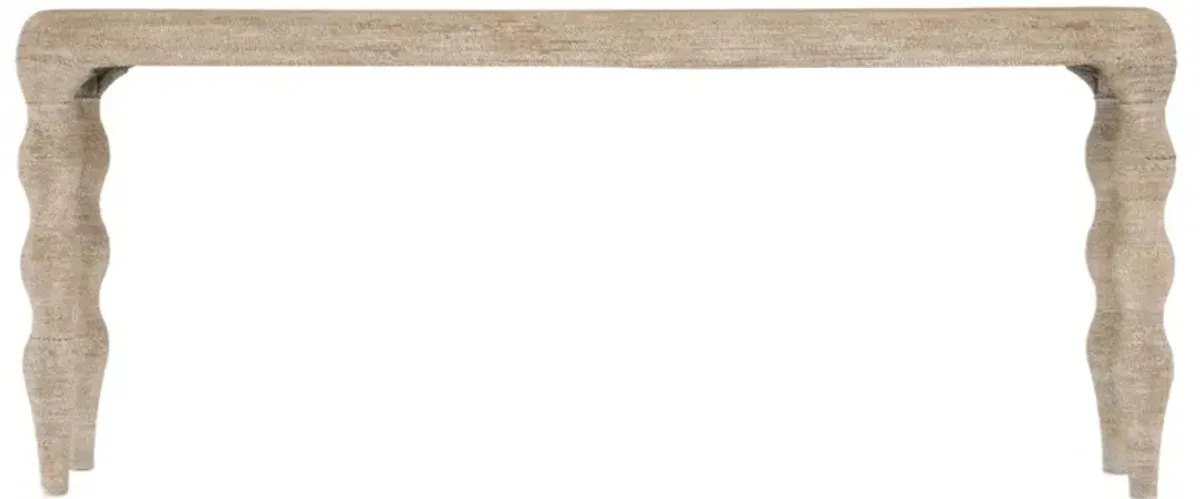Serenity Bahari Whitewashed Rope Console Table, Neptune