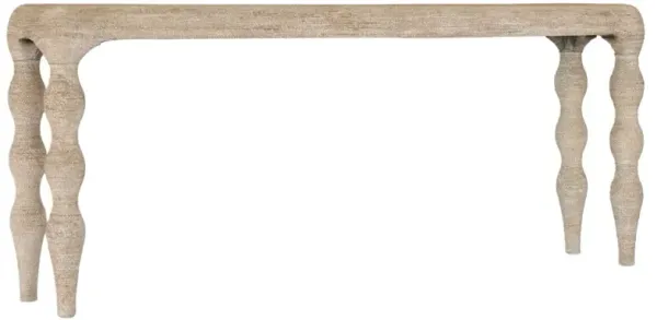 Serenity Bahari Whitewashed Rope Console Table, Neptune