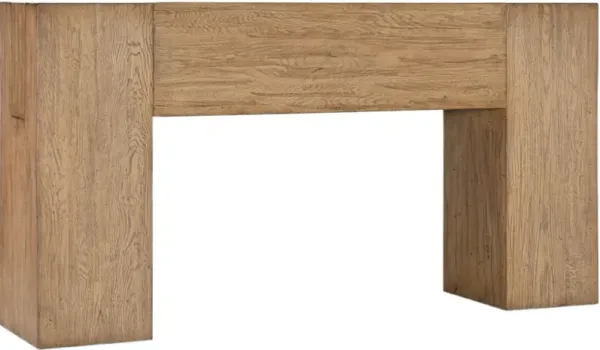 Commerce & Market Block Leg Console Table, Light Natural