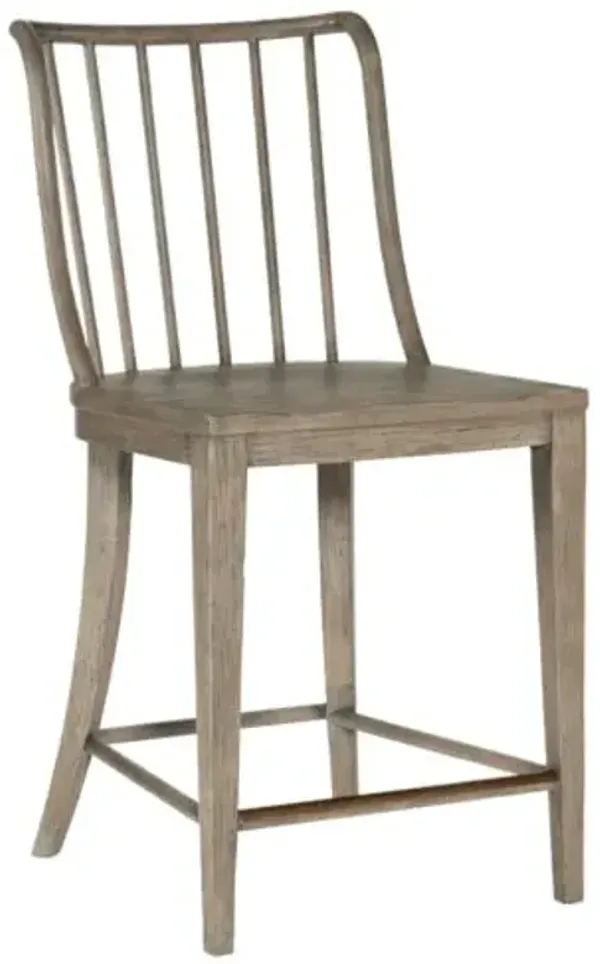 Serenity Bermuda Counter Chair - Hooker Furniture - Gray