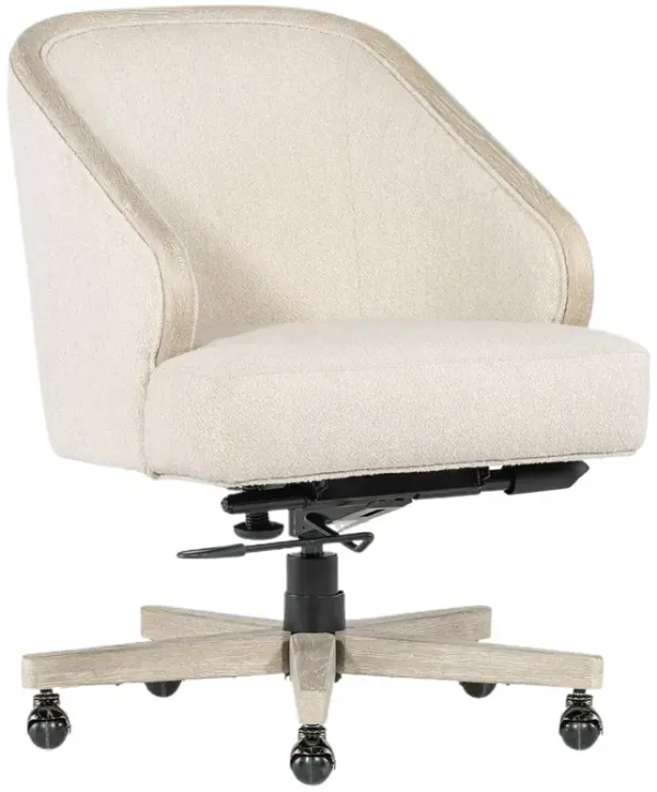 Paloma Executive Swivel Tilt Linen Desk Chair