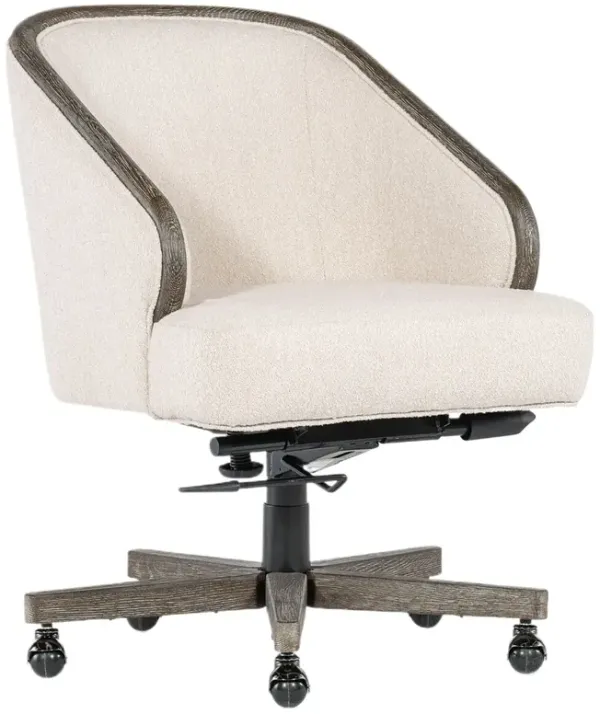 Paloma Executive Swivel Tilt Linen Desk Chair