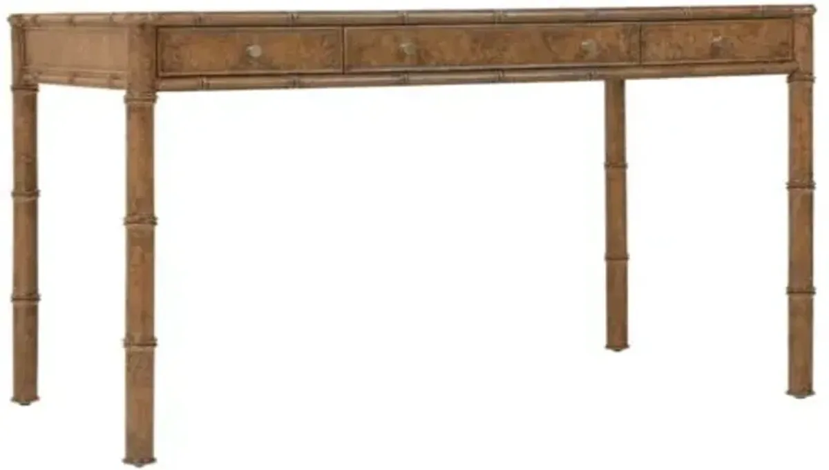 Archives Writing Desk - Medium Wood - Hooker Furniture - Brown