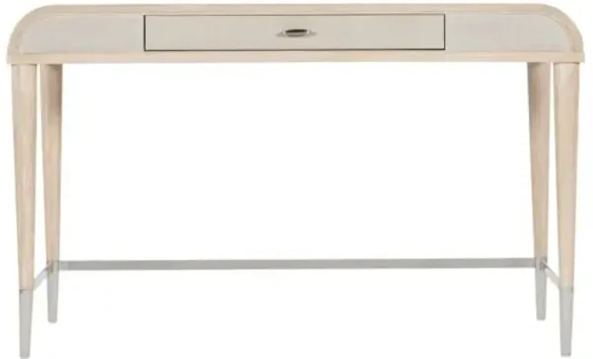 Nouveau Chic Shagreen Writing Desk - Sandstone - Hooker Furniture - Beige