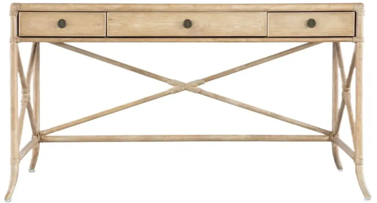 Retreat Pole Rattan Writing Desk