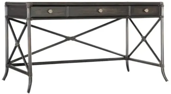 Retreat Pole Rattan Writing Desk - Hooker Furniture - Brown